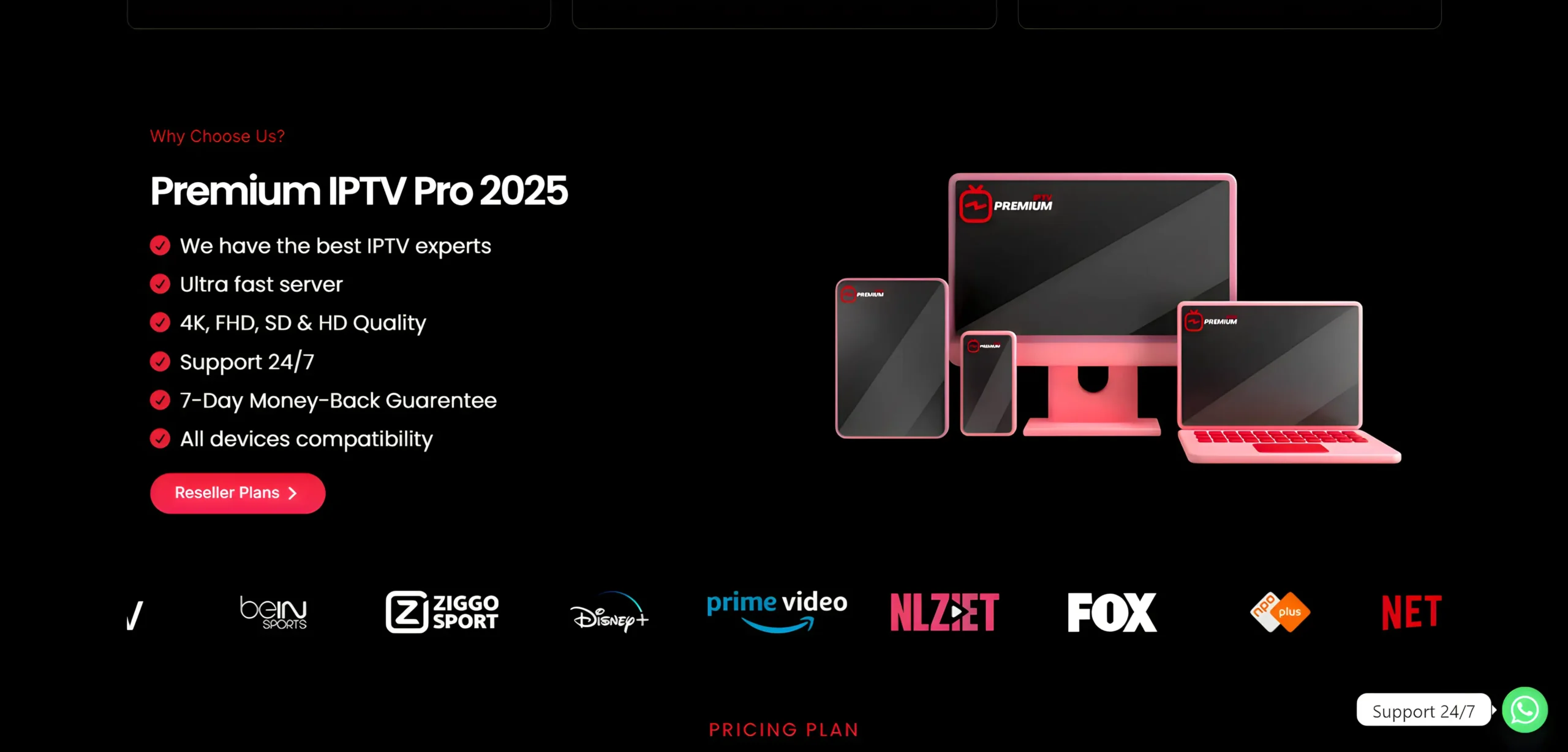 premium iptv pro compatible with all devices