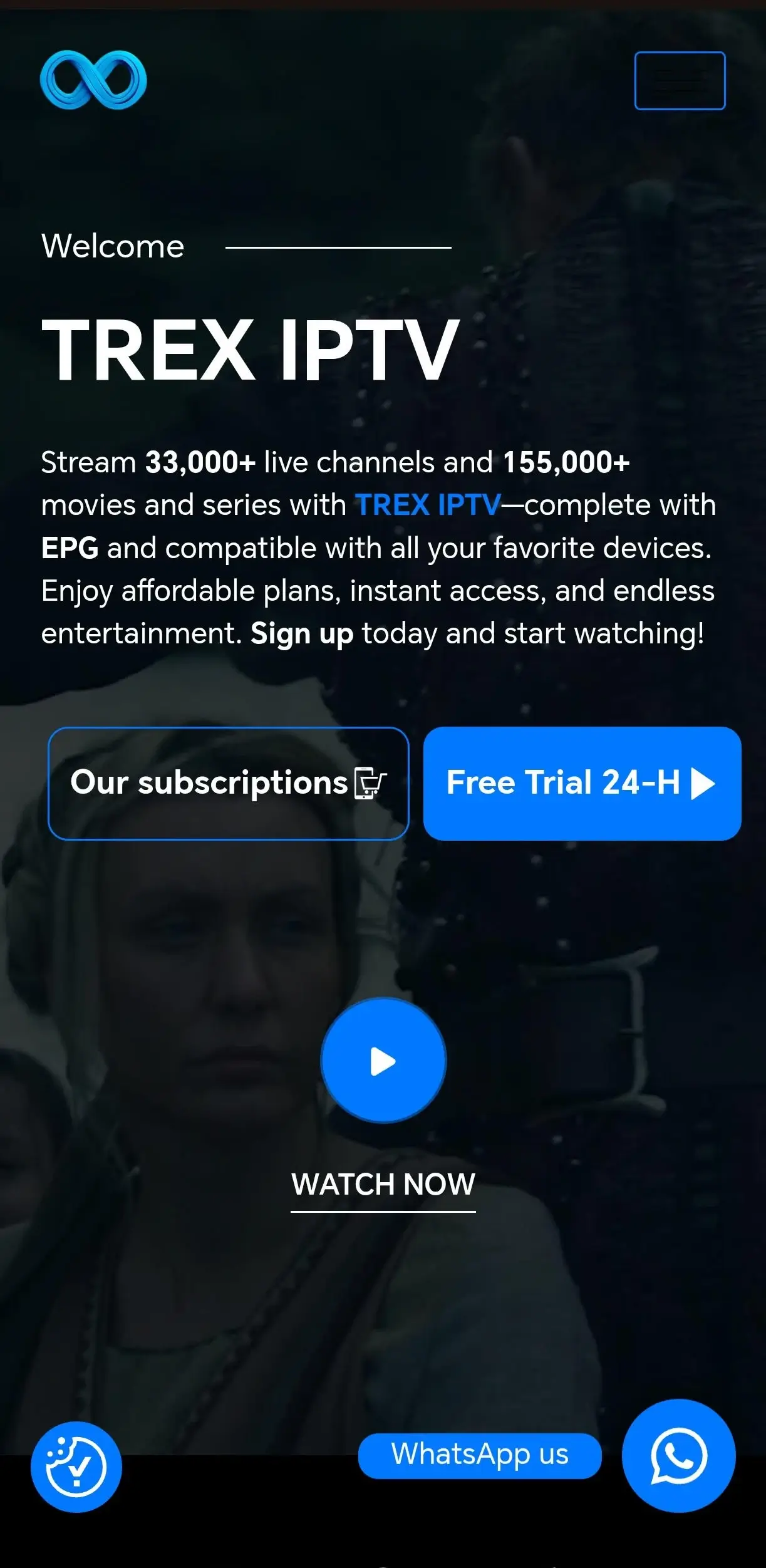 trex iptv home page